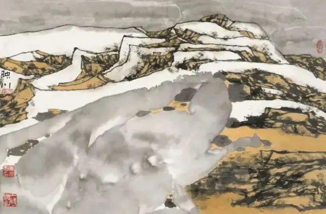 他的画激情迸发，境界博大