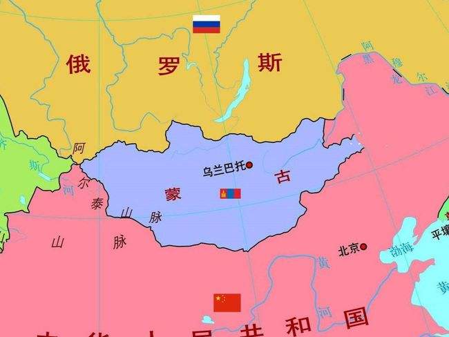 蒙古国地图(为什么说蒙古国是世界上最安全的国家？翻开地图就知道原因了)