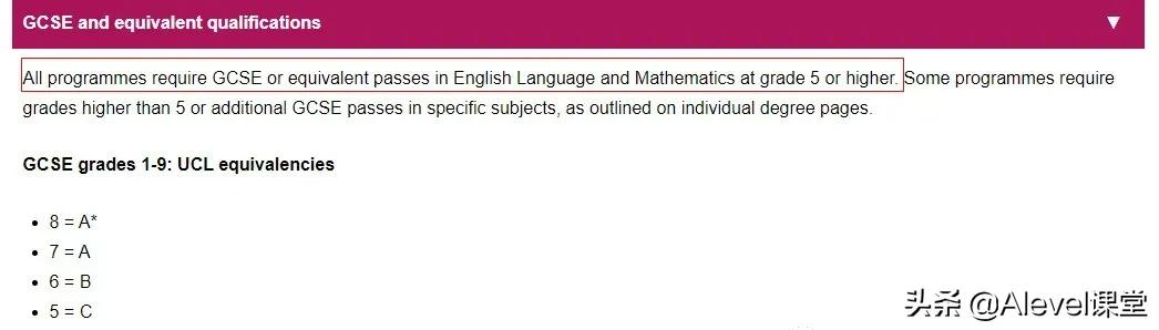 重要！英国本科申请Top10大学更新对IG成绩要求