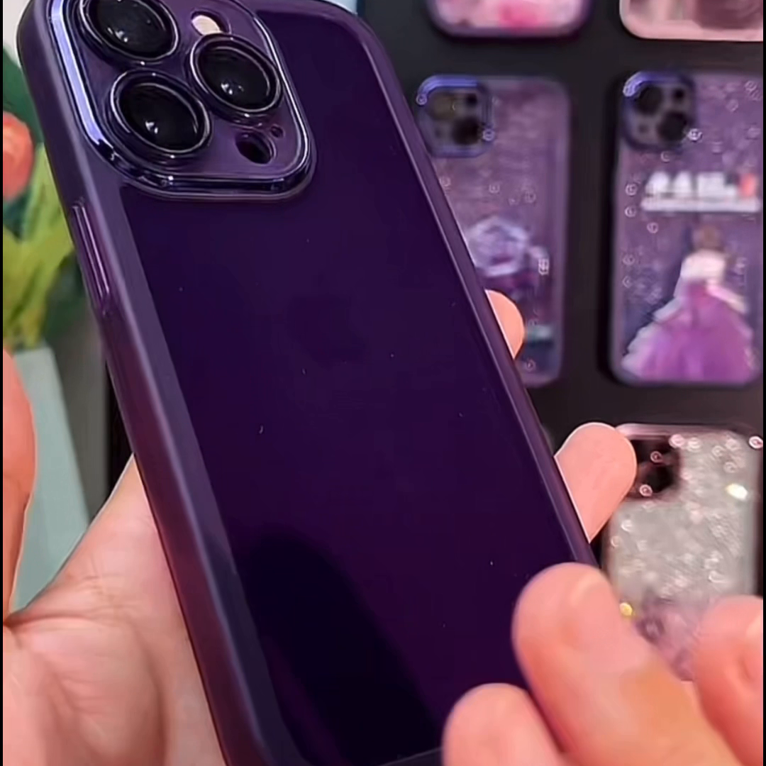 紫色手机搭配什么颜色外壳(今年黑色手机非常适合搭配紫色外壳)