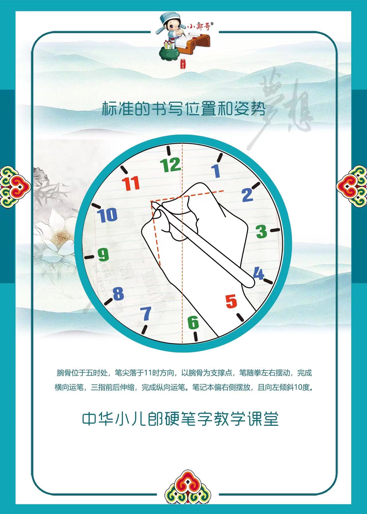 孩子初学硬笔书法：七大基本笔画的正确书写方法