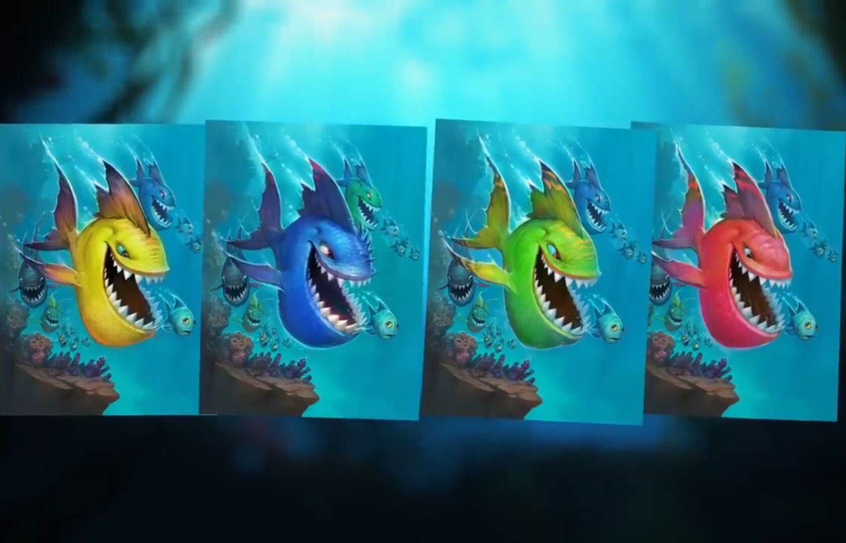 炉石传说新版本原画鉴赏：巨型生物威武帅气，虎鲸和海獭太可爱了
