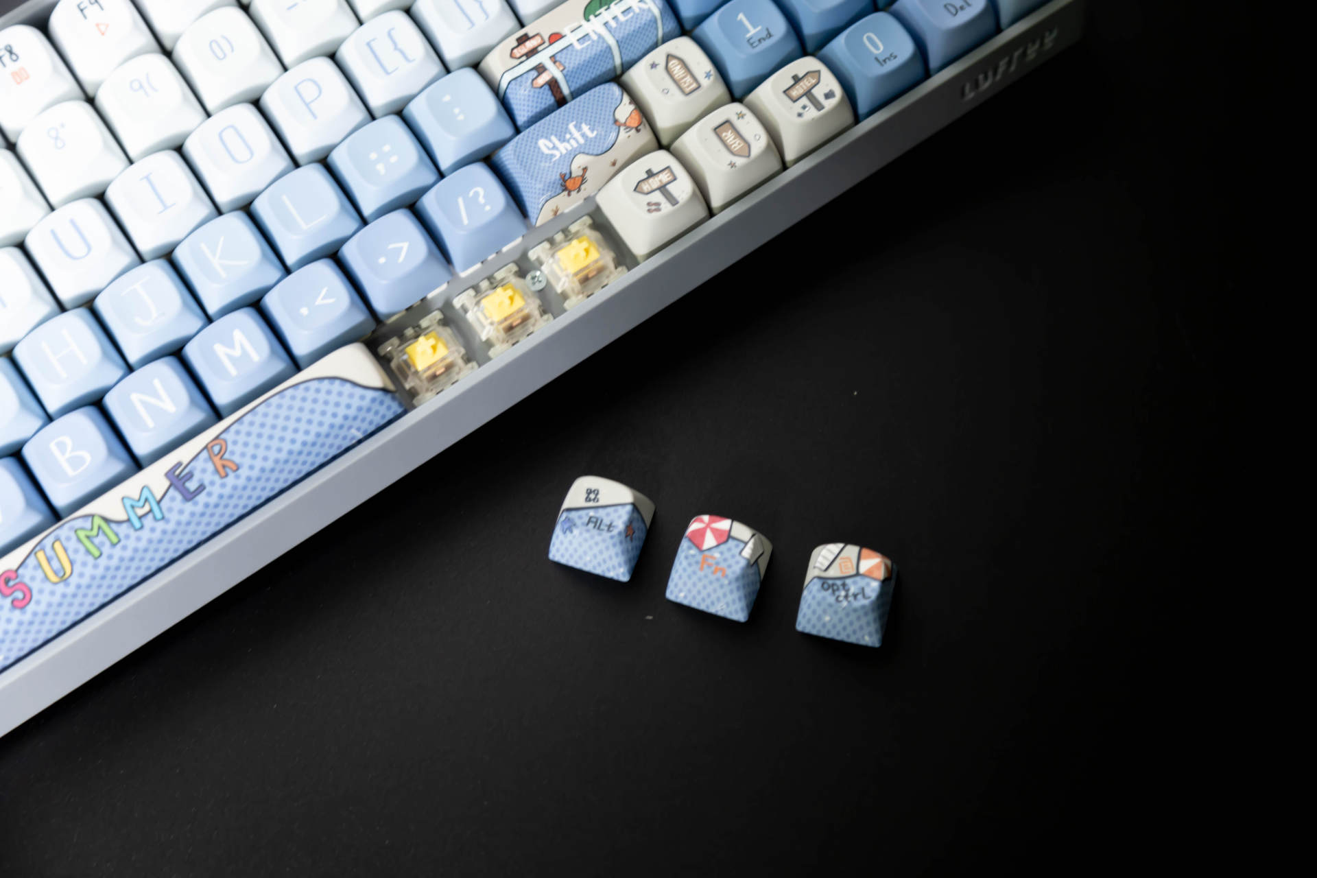 桌面拯救者夏日入侵者计划小翘键盘