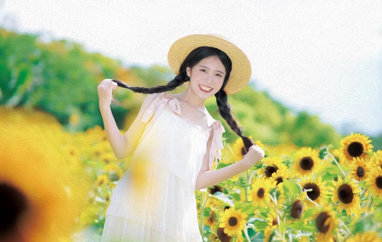 向日葵人像這樣拍，清新好看不單調(diào)，隨手一拍都很美
