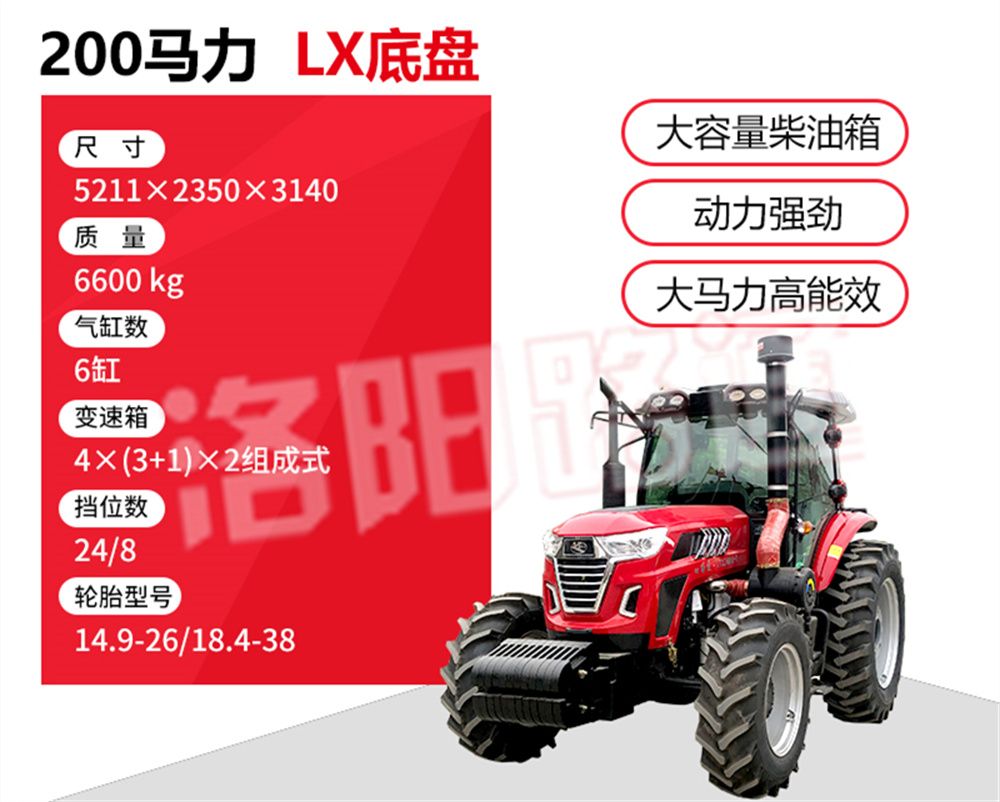 明年開春要用的200馬力拖拉機，他們已經(jīng)選好了