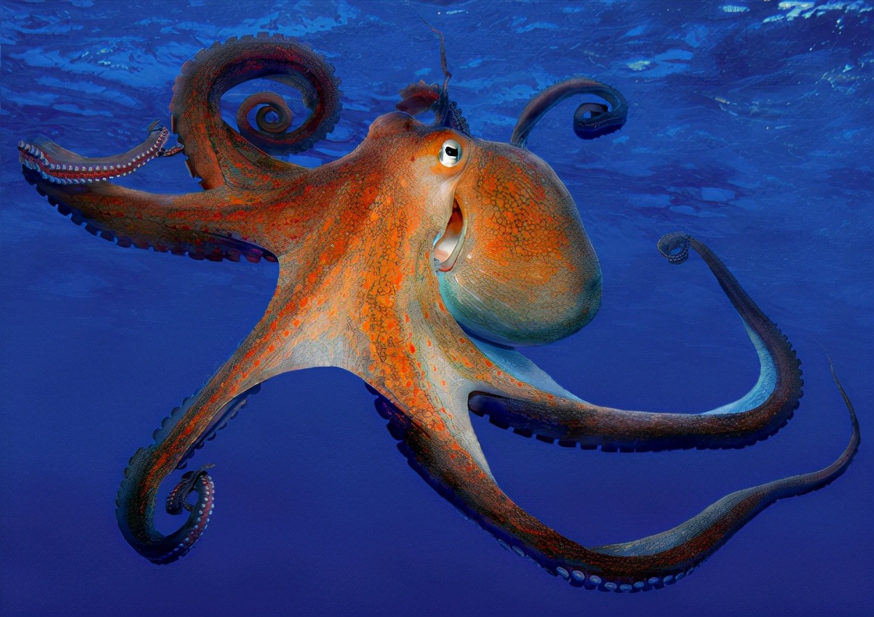9个大脑3颗心脏,还能编辑基因,章鱼这么聪明,会威胁到人类吗