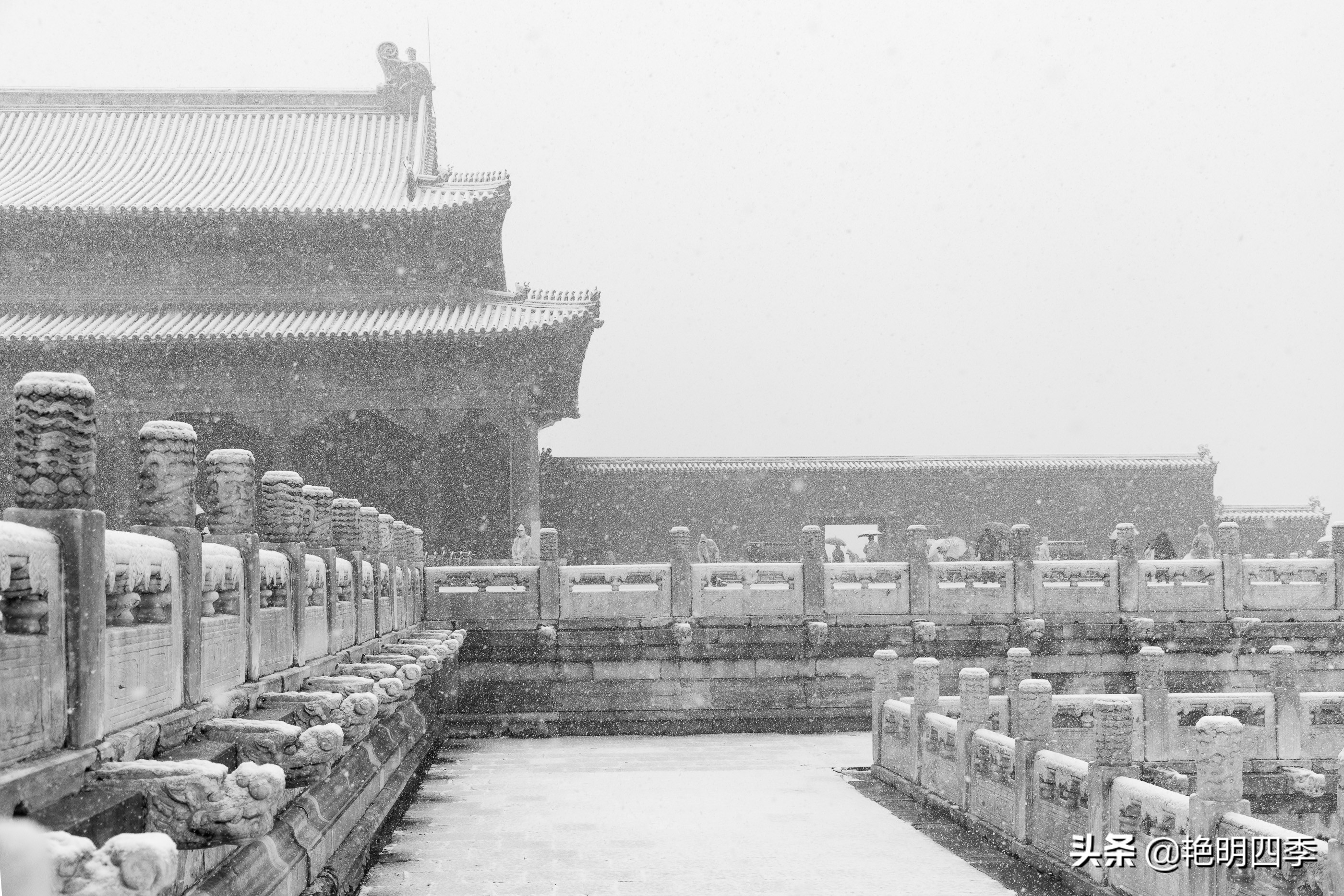 春天里，在紫禁城看一场大雪，与冬天做一个郑重的告别