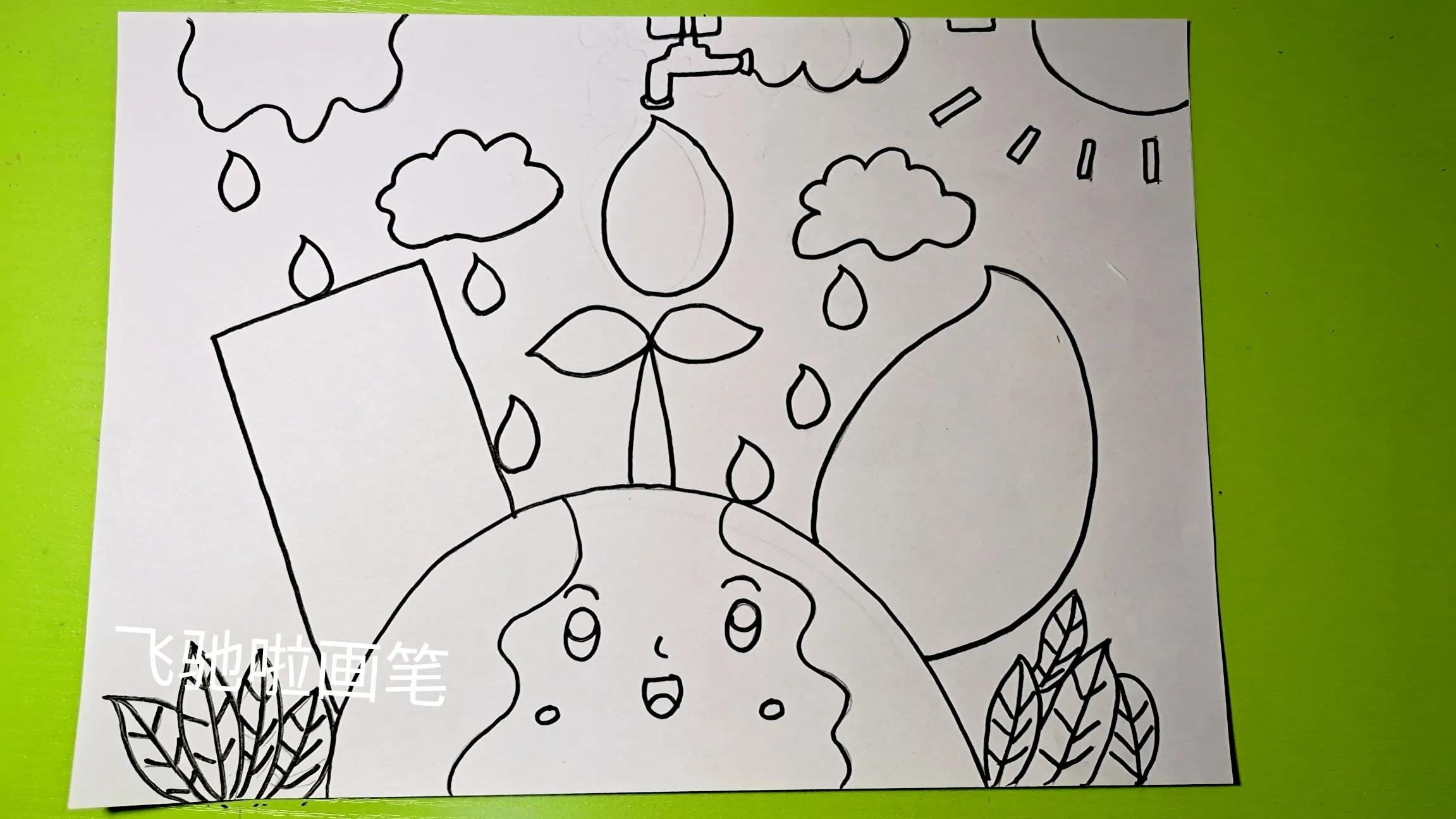 爱水,护水,好看的节约用水手抄报,含内容教程.建议收藏