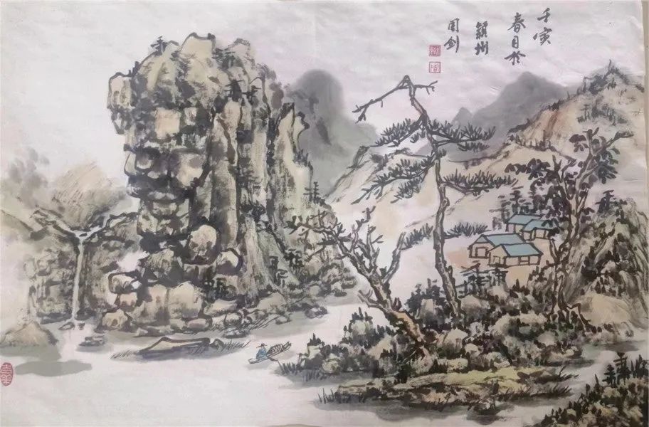 众志成城“丹青”抗疫 颍东区美术家协会美术作品网络展