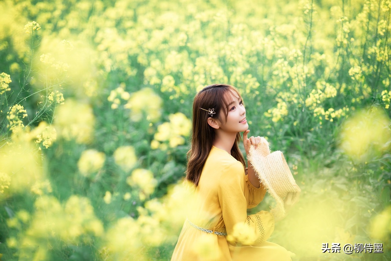 春天与花儿一起拍照，6个摄影口诀，拍摄意境唯美的人像大片
