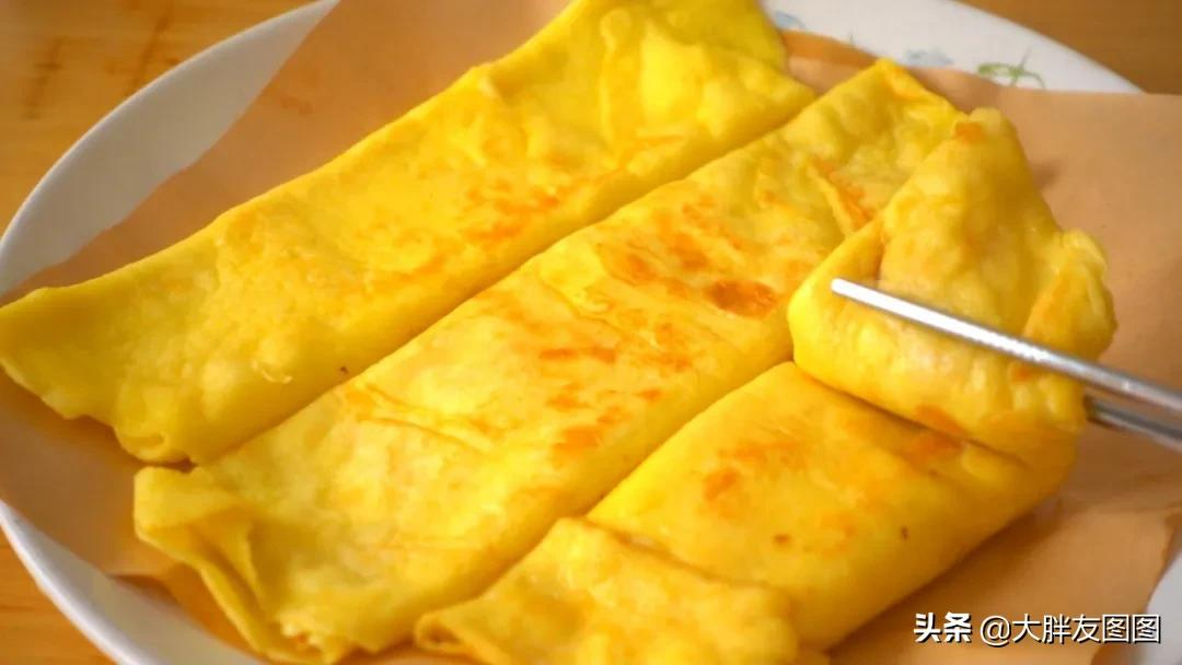 5分钟搞定早餐，软噗噗的奶油鸡蛋饼做法，简单有营养，上桌秒光