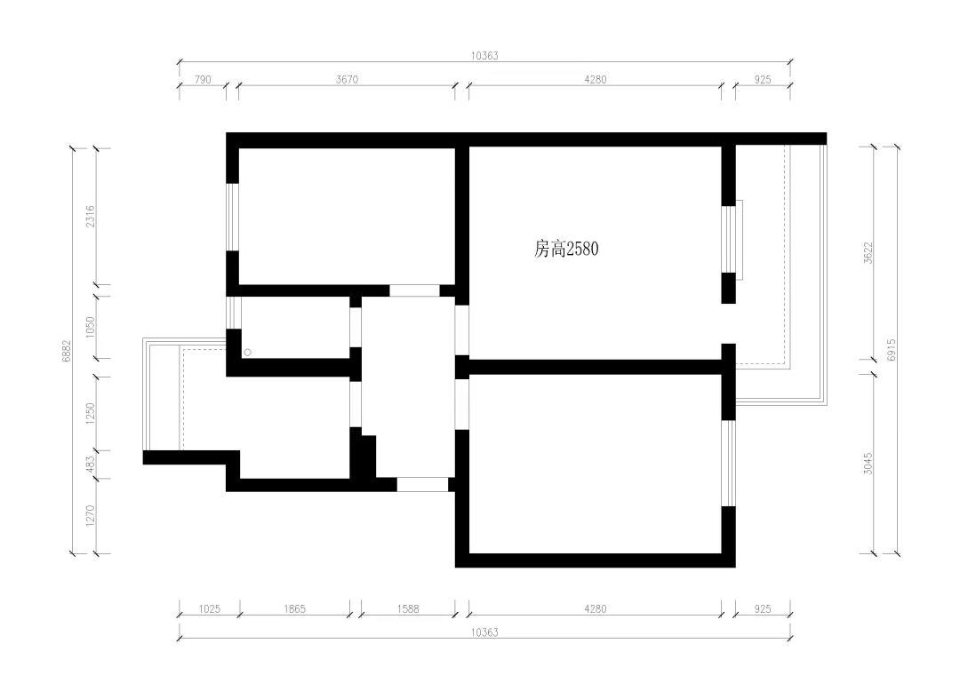 郑州金水区丰乐路 |1983年家属院老房，69㎡老破小改造为复古婚房