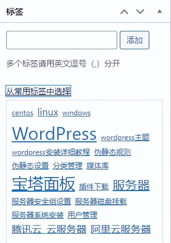 WordPress如何撰写文章与标签？