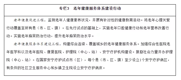 国务院关于印发“十四五”国家老龄事业发展和养老服务体系规划的通知