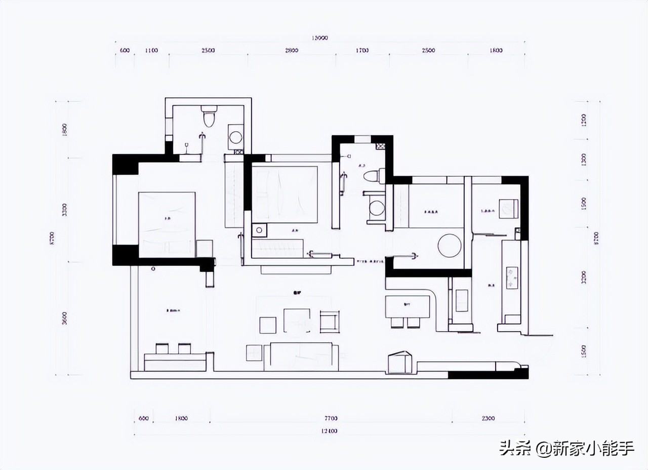 90平地中海風格，全屋简单又温馨，电视墙太抢眼了，一家人都喜欢