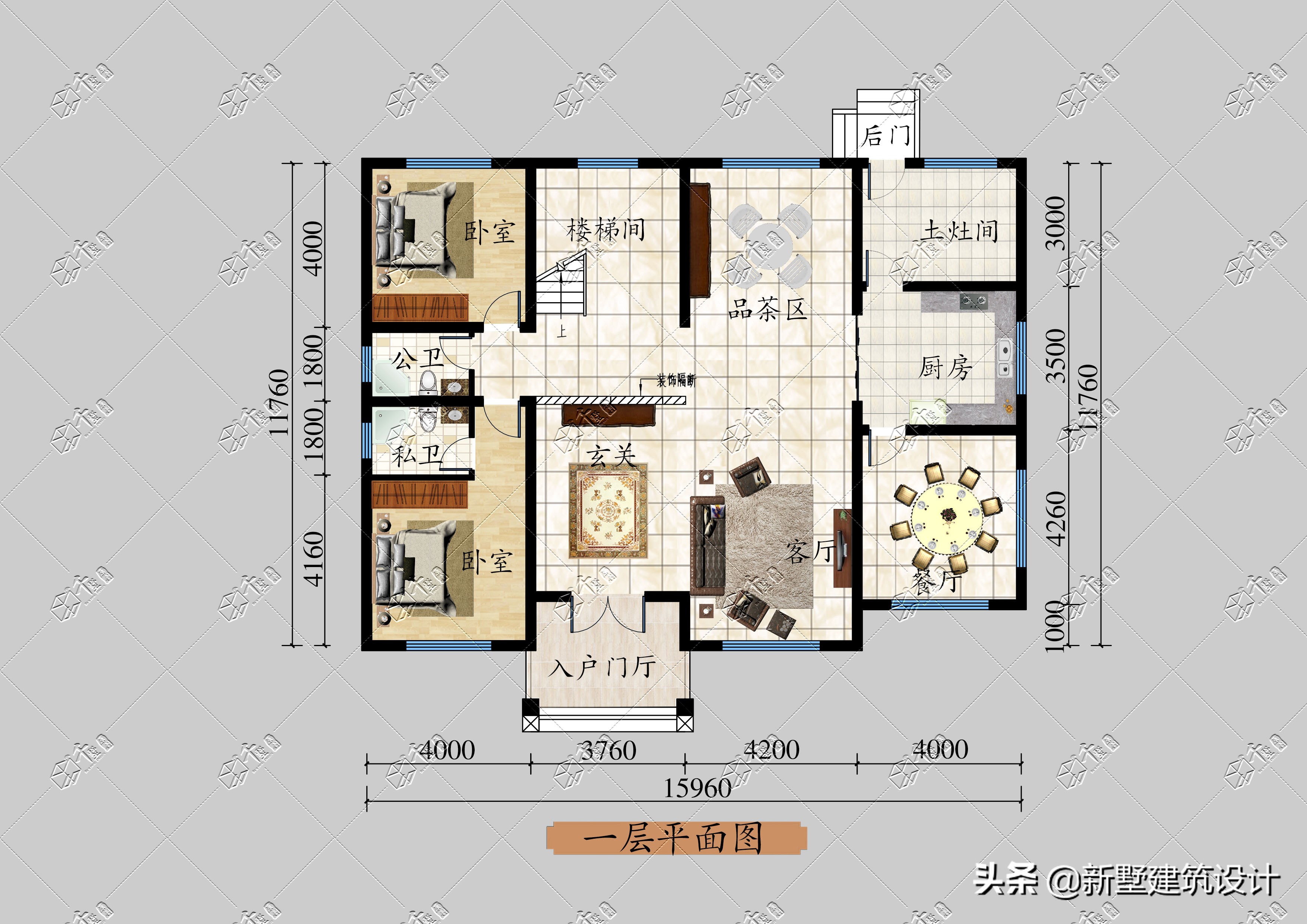 十款农村自建房带土灶间，带车库，储物间，来看看你到底喜欢哪款