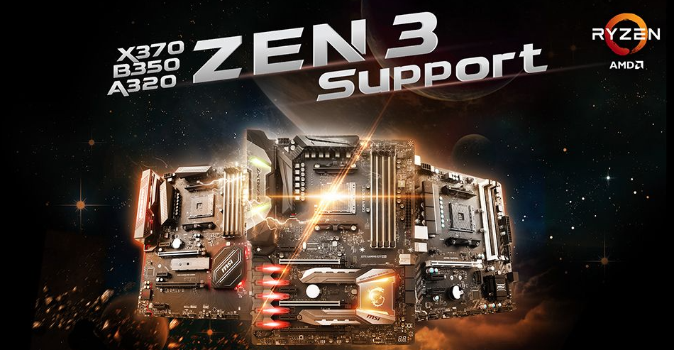 微星宣布 5 月中旬发布新 bios，300 系列主板支持 zen3 处理器