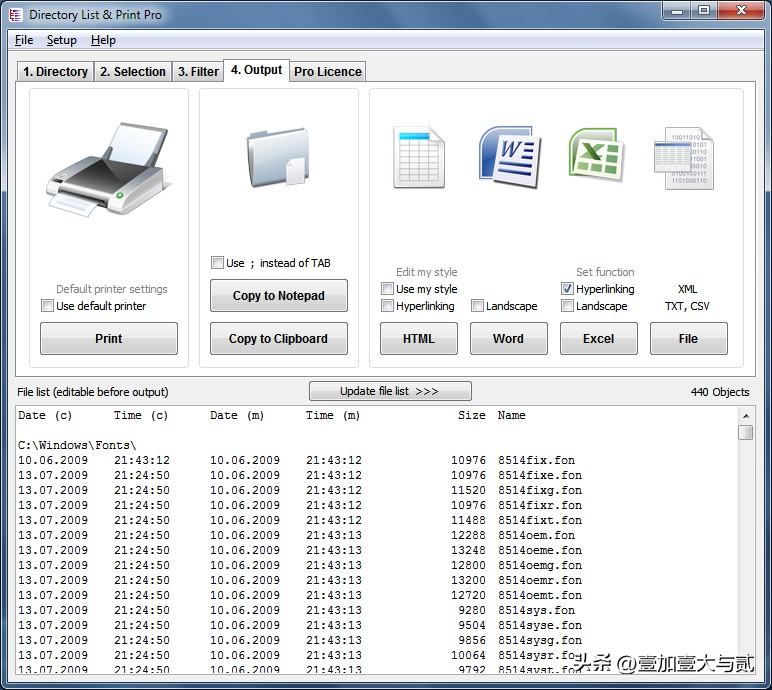 DirectoryList&PrintPro