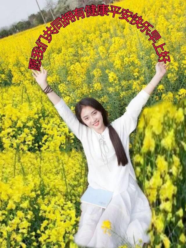 清晨问候朋友早上好的温馨祝福语句子 愿我们共同拥有平安健康快乐图片
