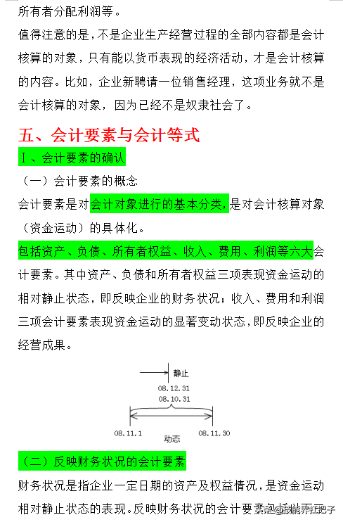 零基础学习会计，268页会计基础知识点汇总，十分全面