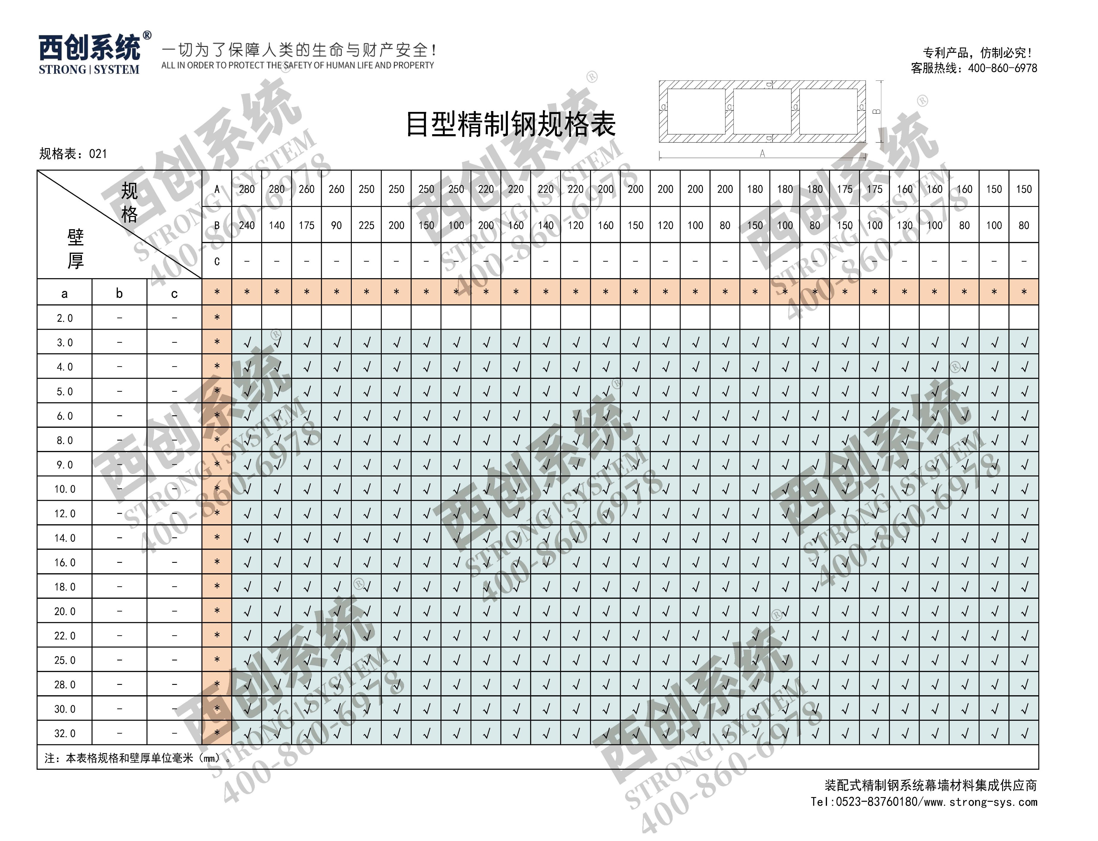  西创系统目型精制钢竖明横隐（横附框）幕墙节点设计(图11)