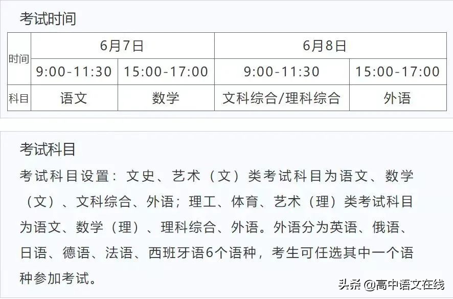 为什么高考要回收“草稿纸”？长知识了，附各省高考科目时间安排