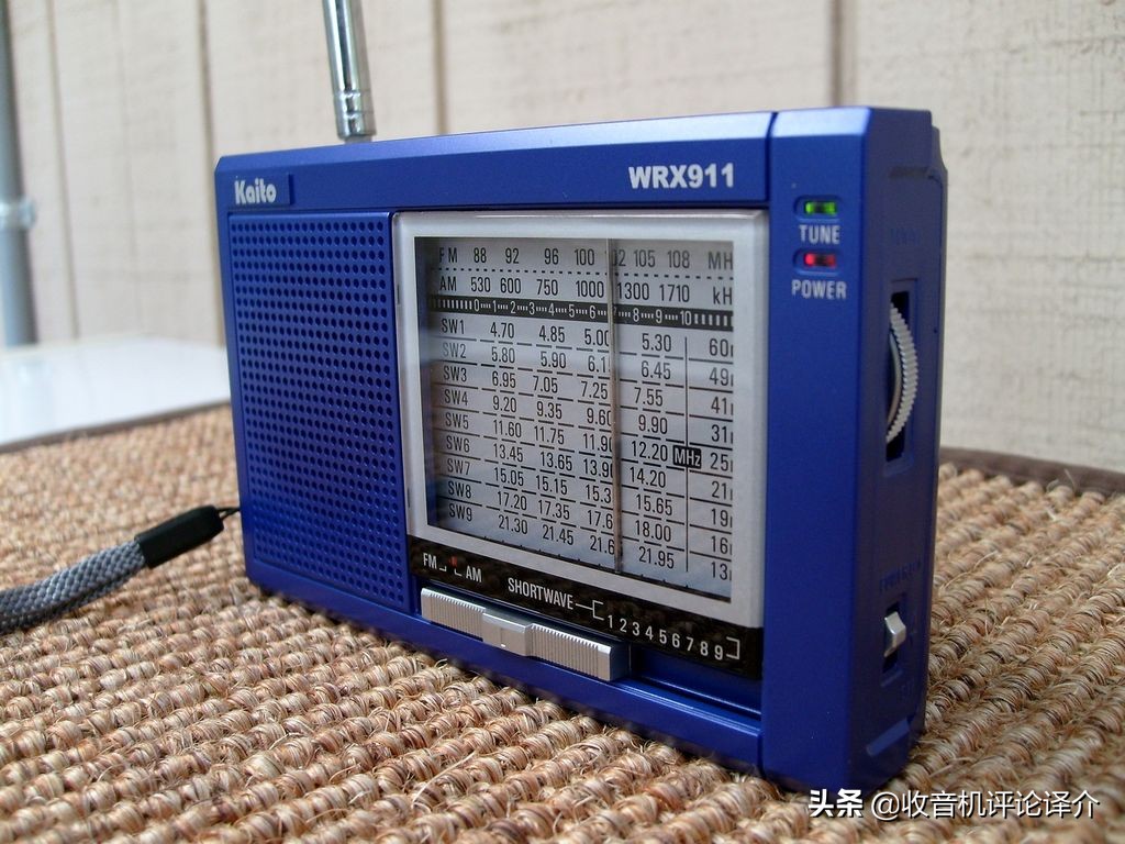 2节5号电池能听400小时，耗电量极低，WRX911收音机评测