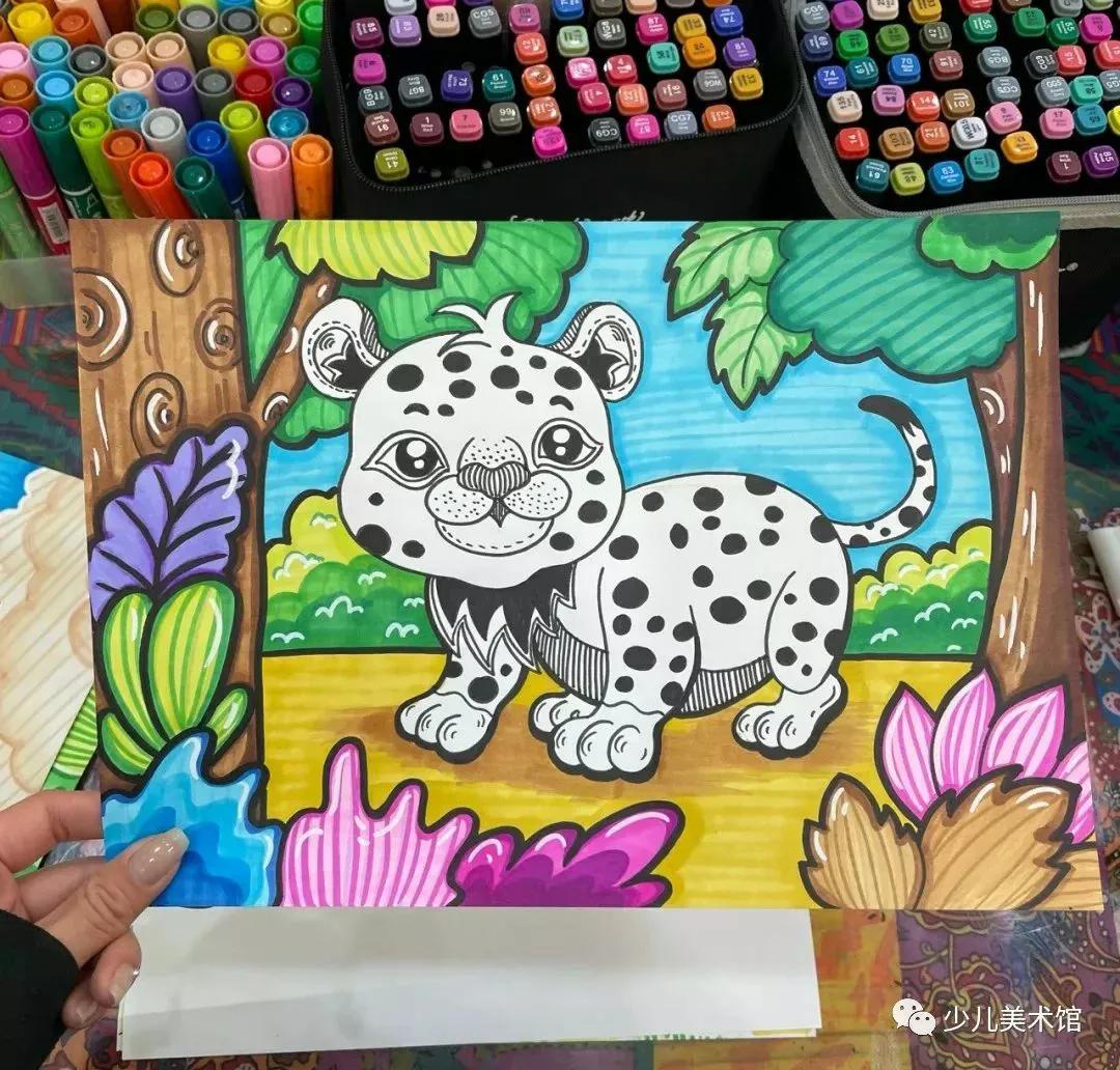 创意美术—太美了！超好看的40幅创意儿童画，张张精品，经典收藏