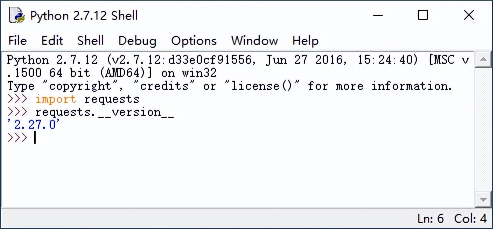 Python2.7安装Requests2.27