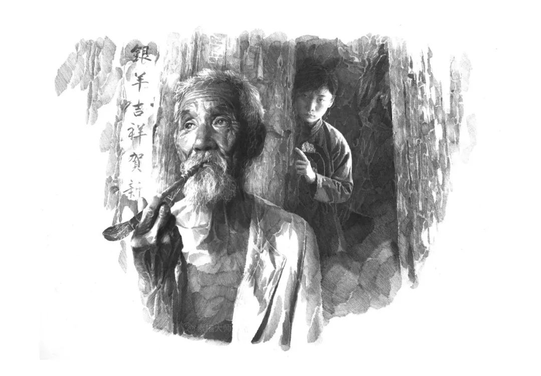 当代著名画家李晨,《边城》高清插画!| 情感与绘画语境的结合