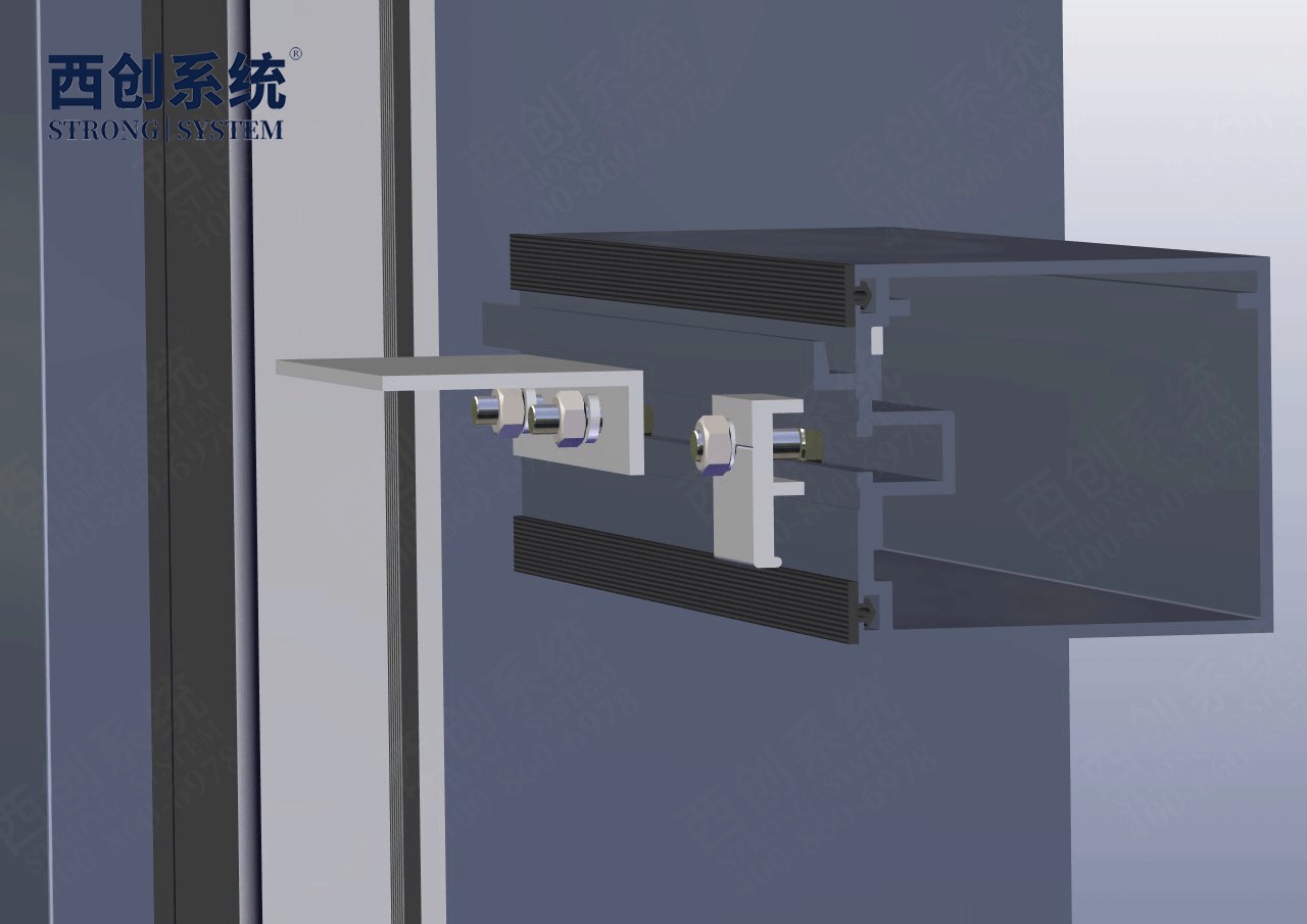 西创系统&中建三局物联网产业园矩形精制钢+铝合金横梁幕墙系统(图8)