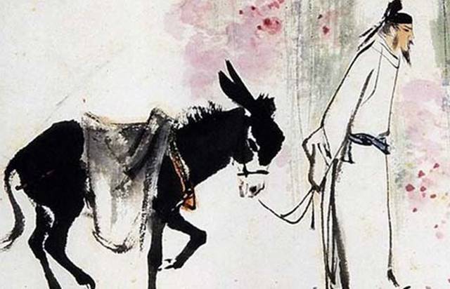 07骑驴找马呕心沥血的李贺"谁似任公子,云中骑碧驴"都说一人得道,鸡犬