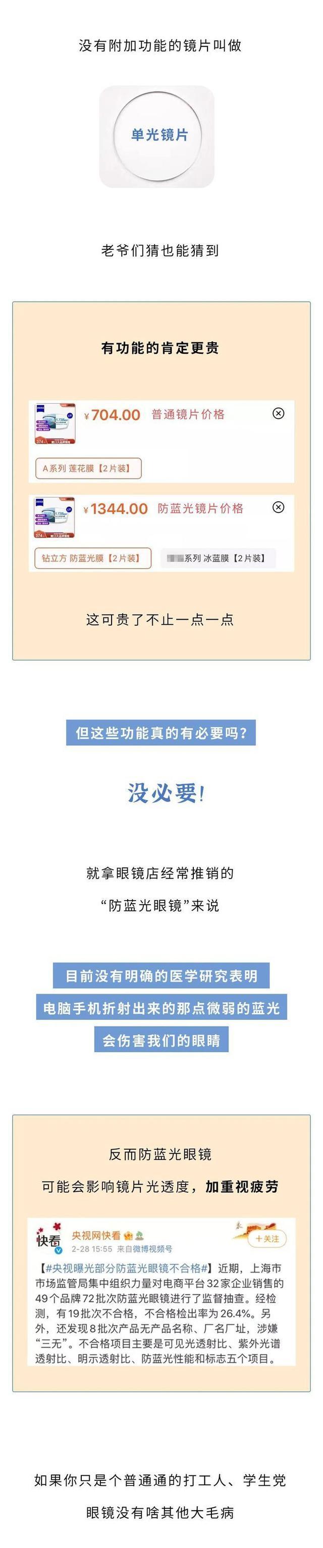 300塊和3000塊的眼鏡，有啥區(qū)別？一文為大家揭秘，別再交智商稅
