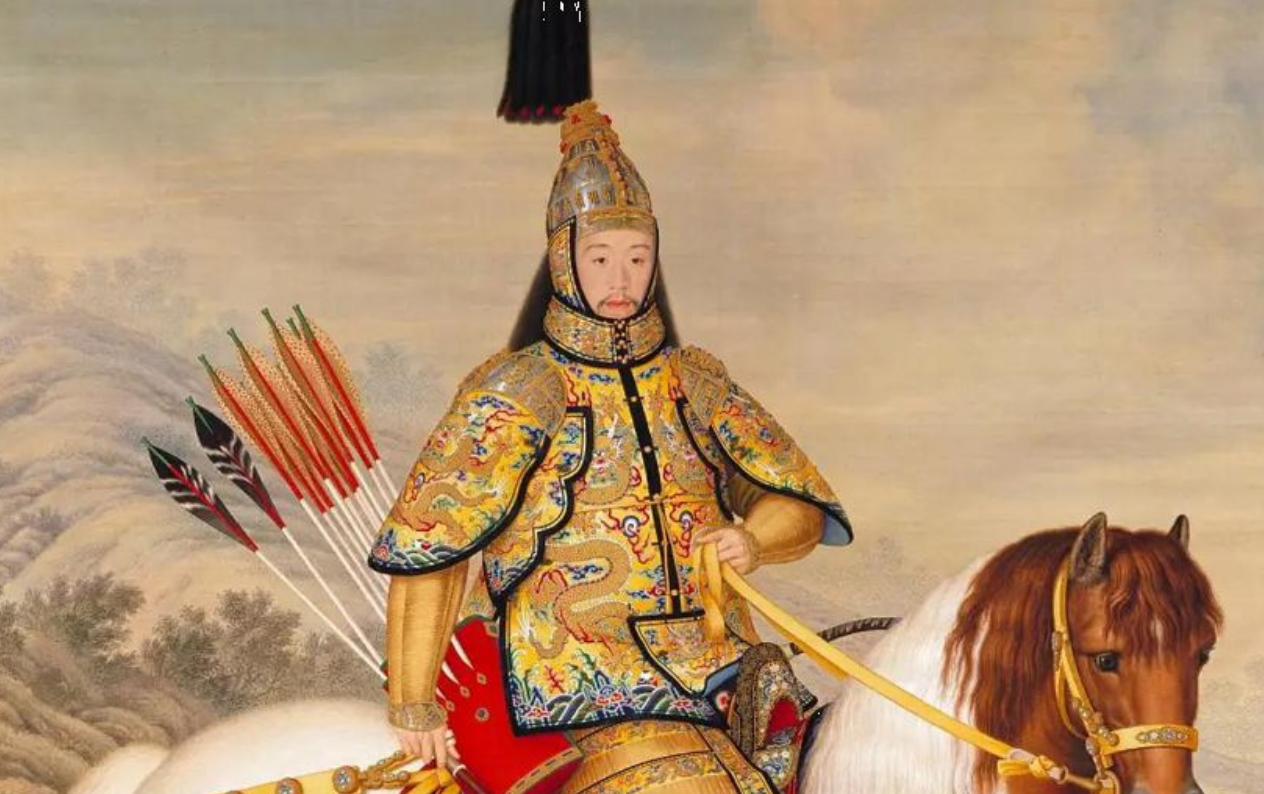乾隆给英国国王写的信，在大英博物馆里有976个字，字迹荒谬可笑。