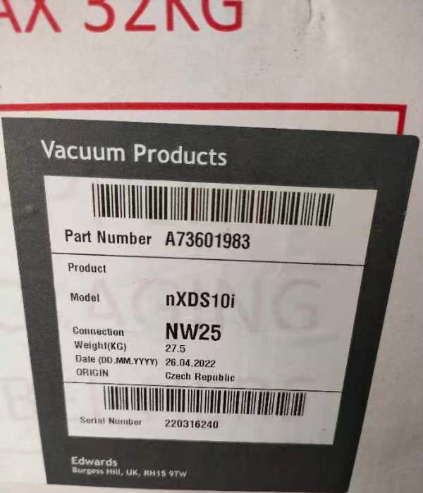 托理拆利某科研实验室科学仪器爱德华Edwards真空泵nxds10i案例