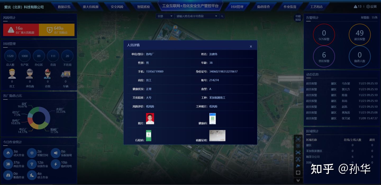 5G工业互联网+危化安全生产管理平台开发方案