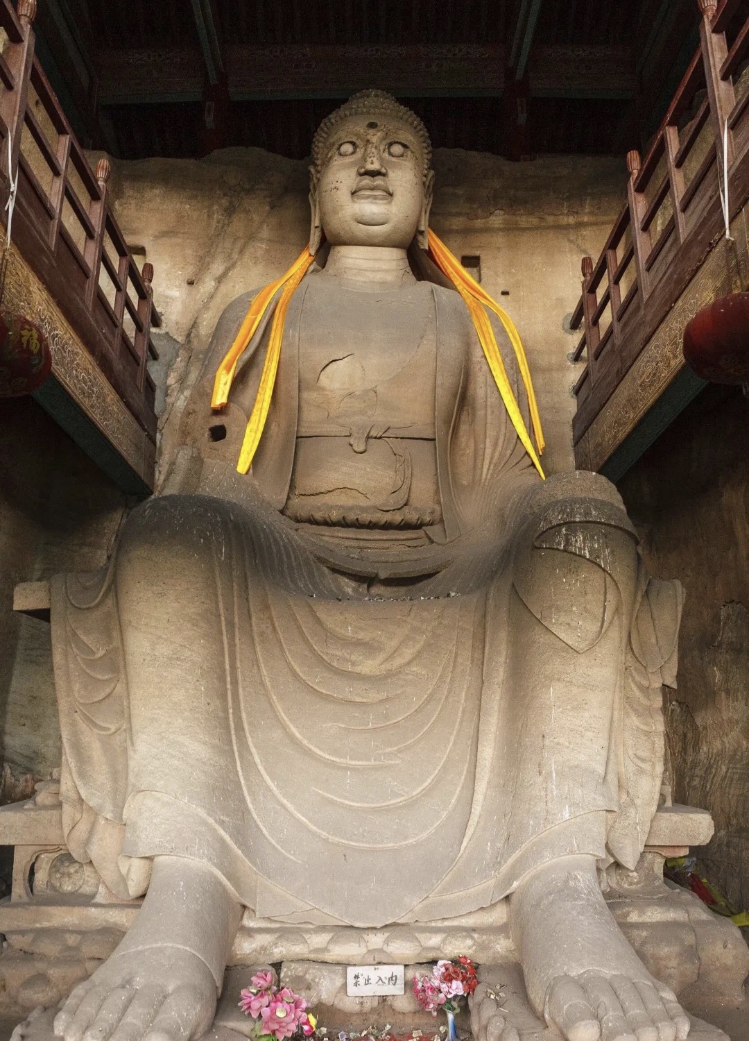 杔格)被群众保护下来的天龙山石窟造像晋祠博物馆内,根据原属地的原则