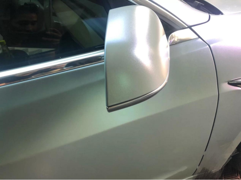 特斯拉Model 3改色哑面钻石灰魅蓝，堪称绝绝子