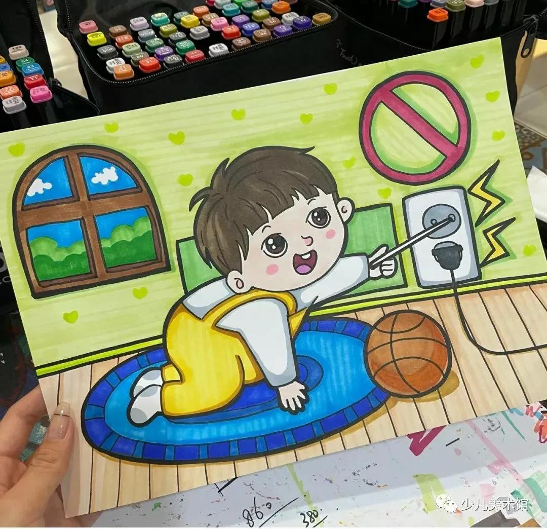 创意美术—太美了！超好看的40幅创意儿童画，张张精品，经典收藏