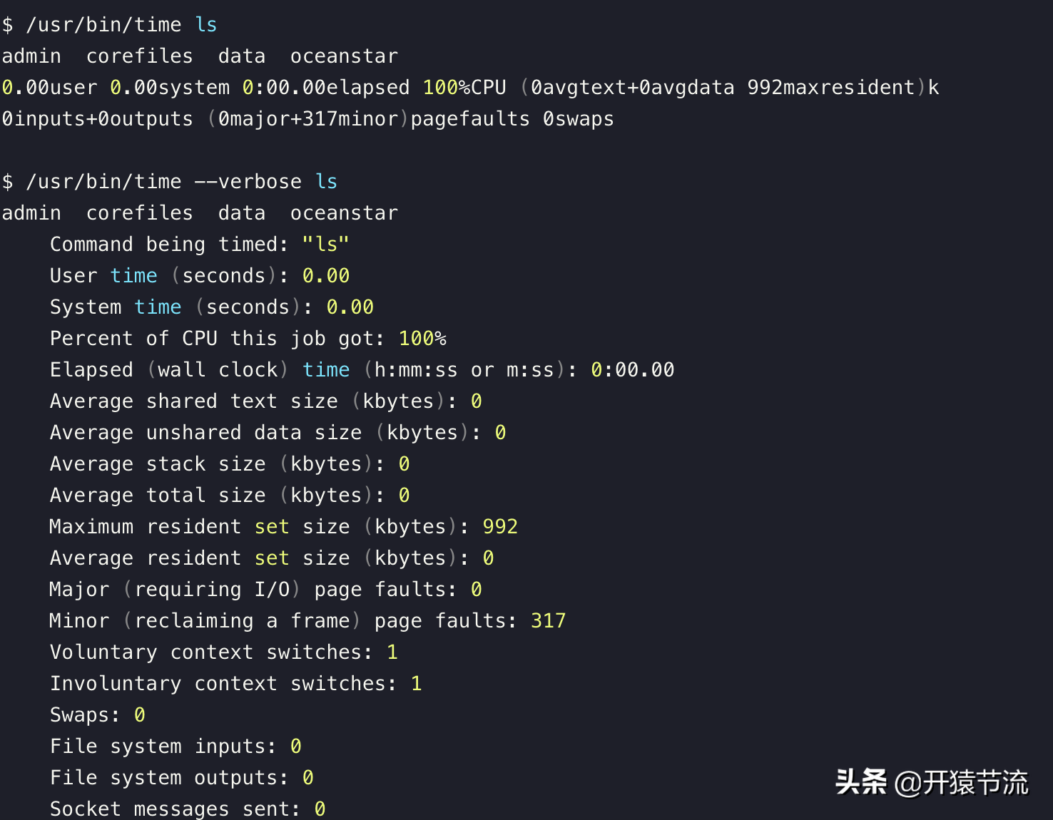 Linux-进程性能信息统计