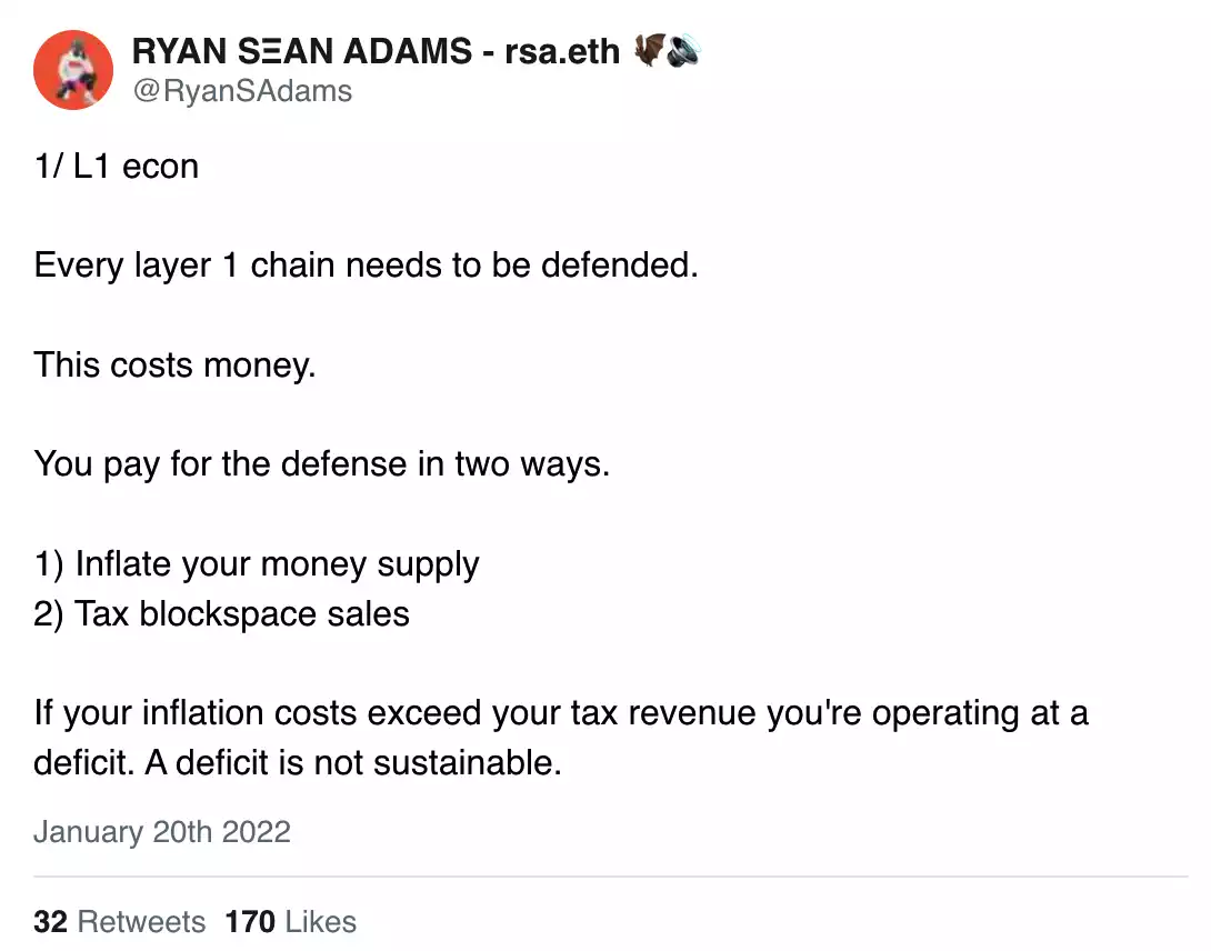 Bankless：以太坊将是第一条盈利的区块链