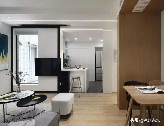 客厅隔出卧室隔断装修效果图，实用与美观兼具的户型改造方案