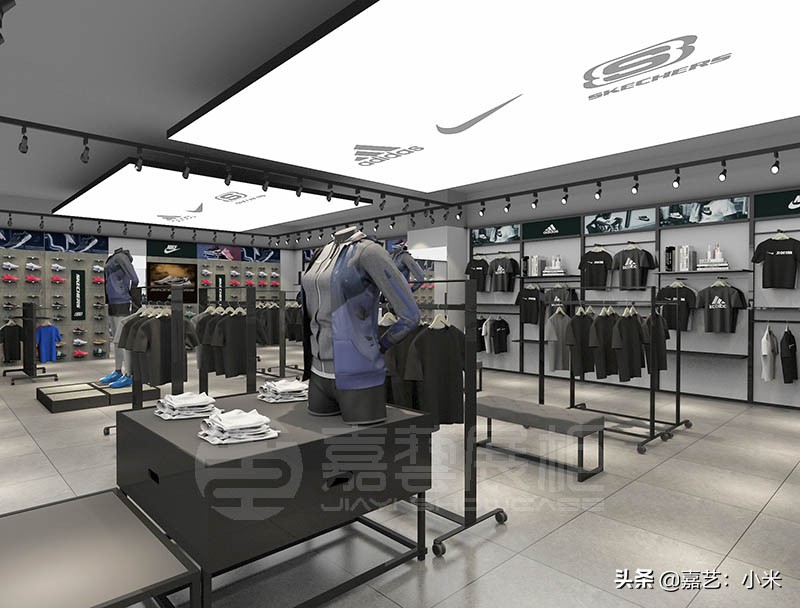 教您如何选择服装展示柜-嘉艺展柜厂家