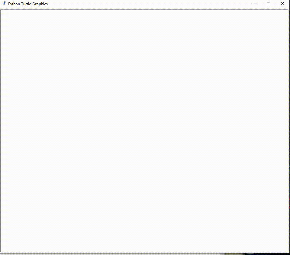 Python 海龟库 turtle 画笔颜色 粗细 速度设置