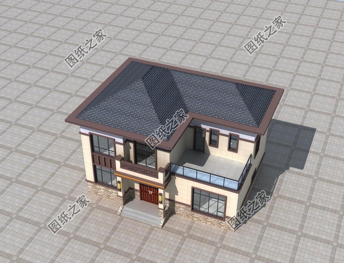 农村20万左右两层楼房图片大全(农村别墅15) - 赤虎壹号