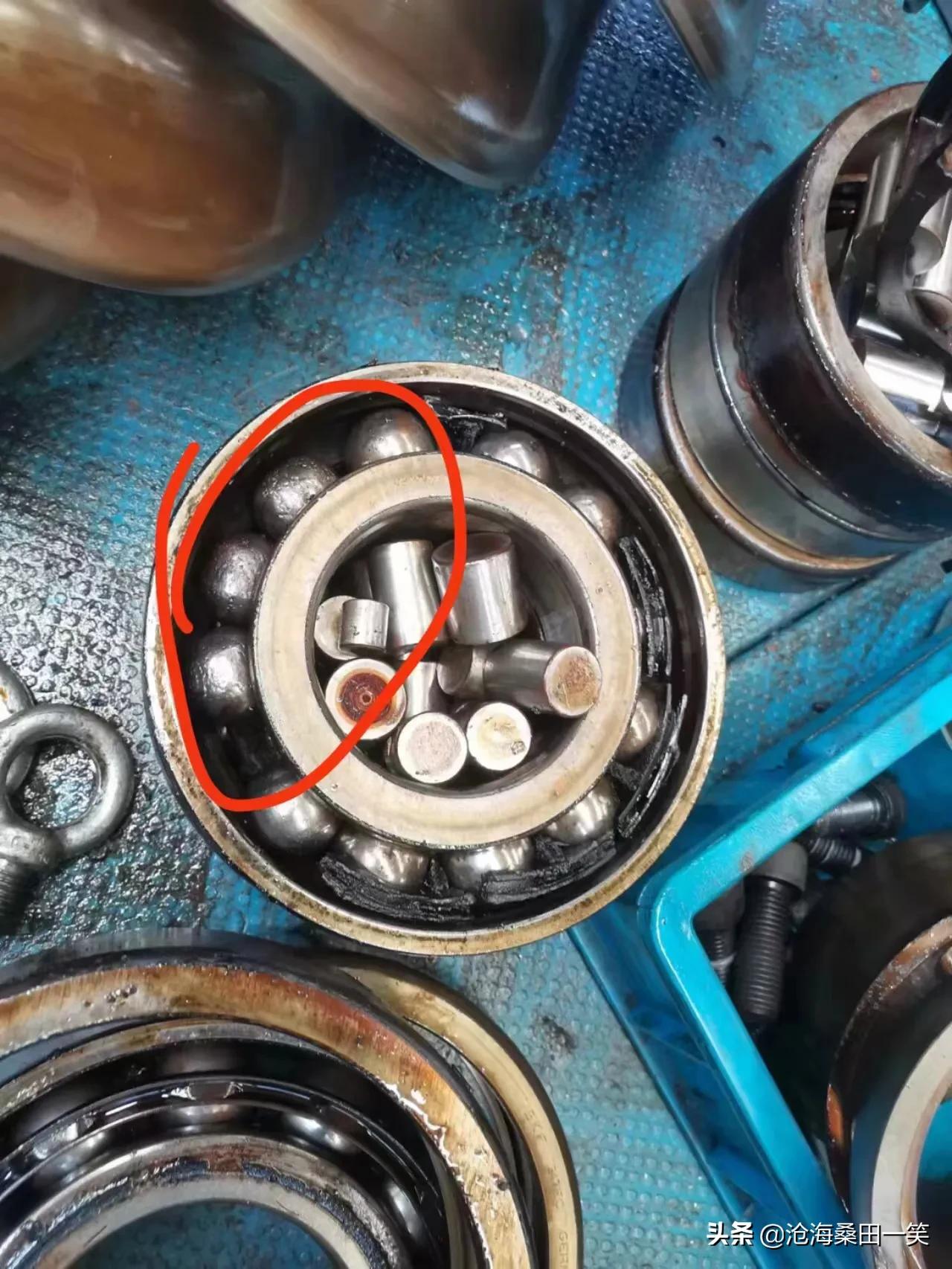 拆解修理空气压缩机