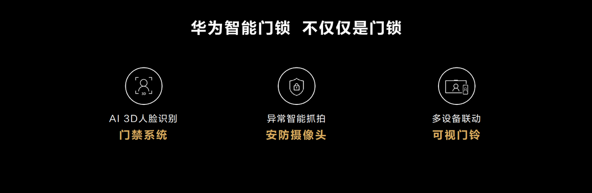 华为发布首个搭载HarmonyOS的智能门锁系列