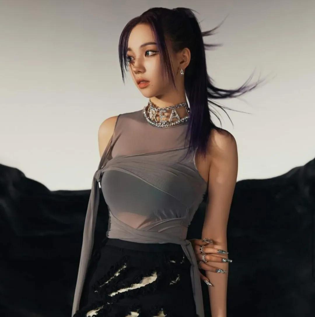 素有好莱坞级别美貌之称的aespa的Karina看起来比AI更AI