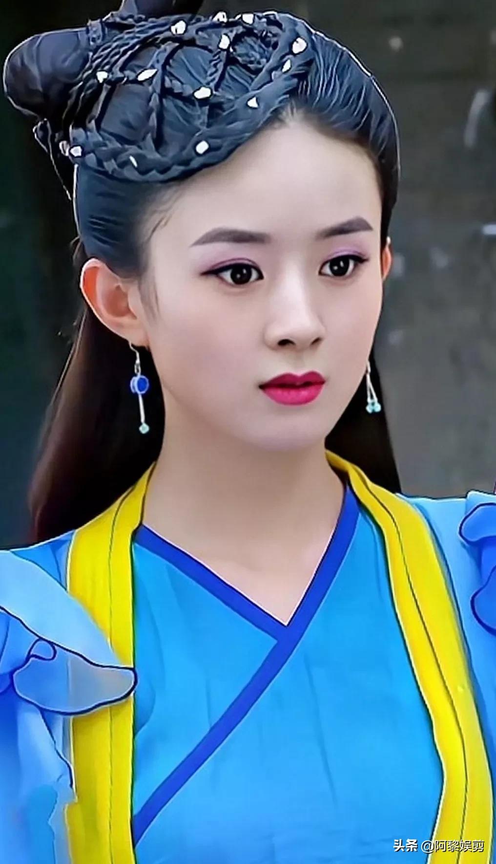 赵丽颖清纯可爱，太美了