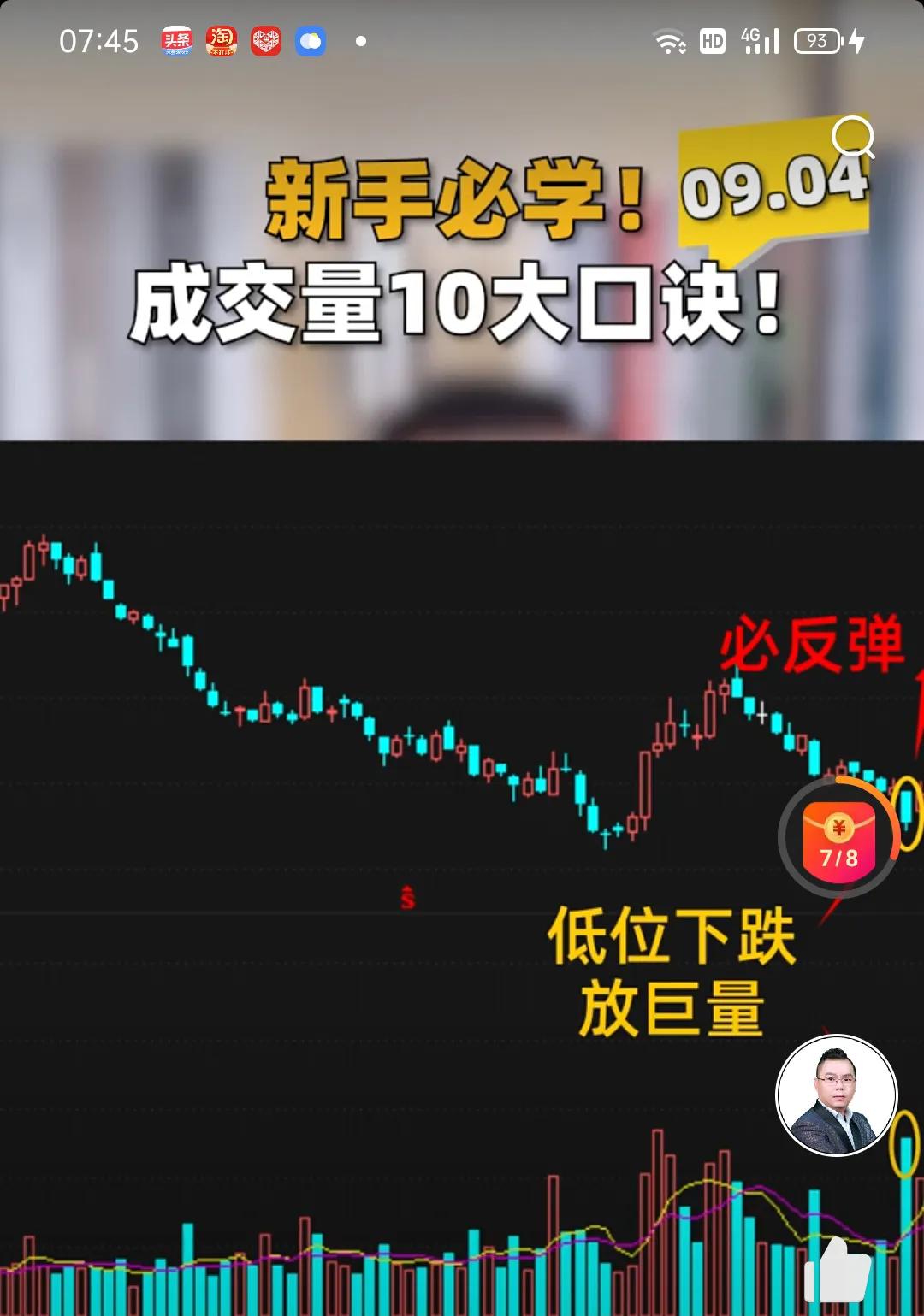 股市成交量10大口訣